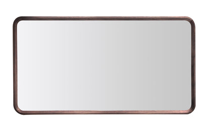Vela Mirror, Dark Walnut, 55 inch
