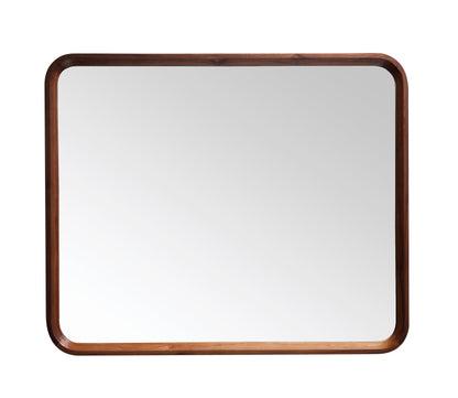 Vela Mirror, Walnut, 36 inch