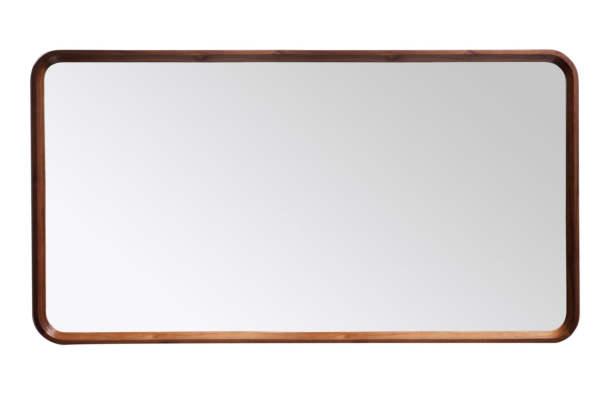 Vela Mirror, Walnut, 55 inch