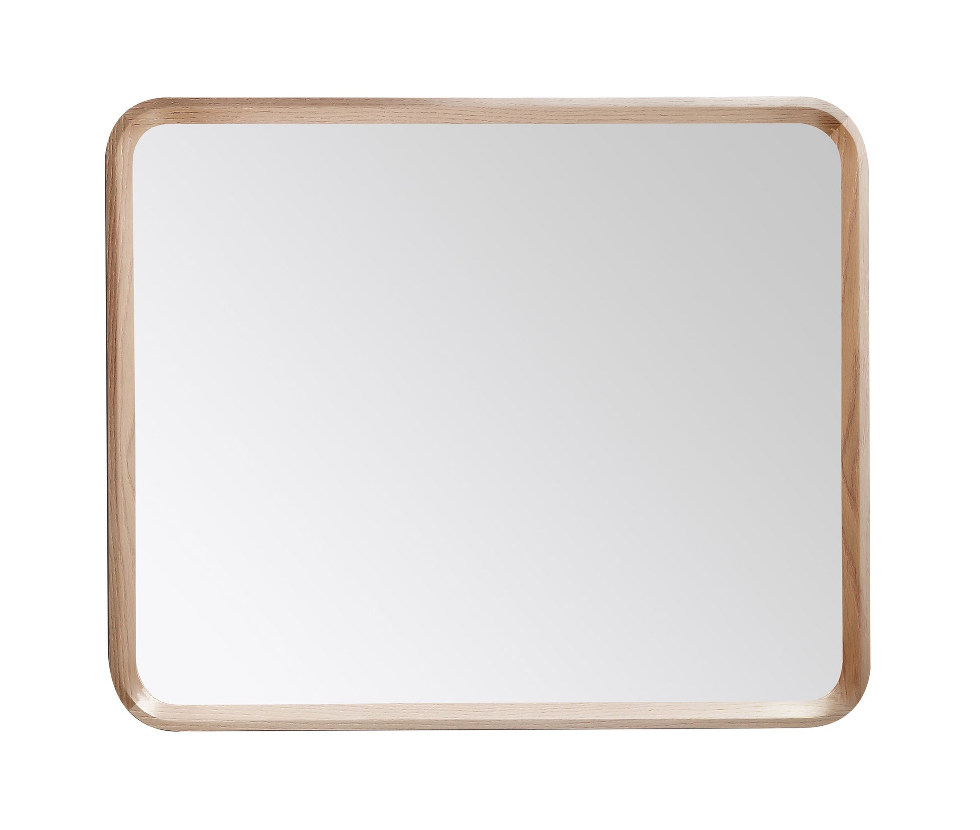 Vela Mirror, Whitewash Oak, 36 inch