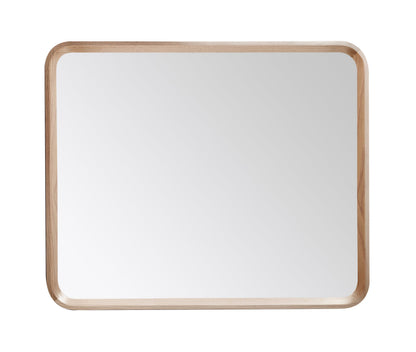 Vela Mirror, Whitewash Oak, 36 inch