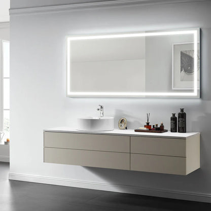 Aura Frameless LED Mirror