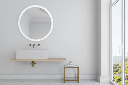 Modern Luna Frameless LED Mirror