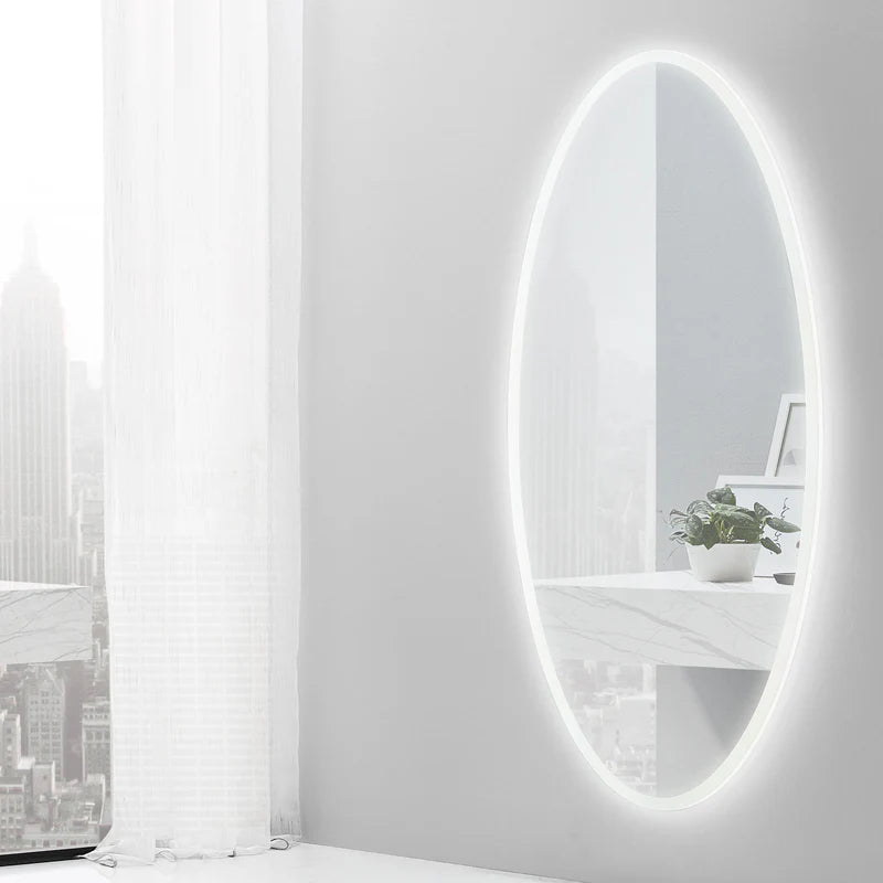 Modern Aurora Frameless LED Mirror