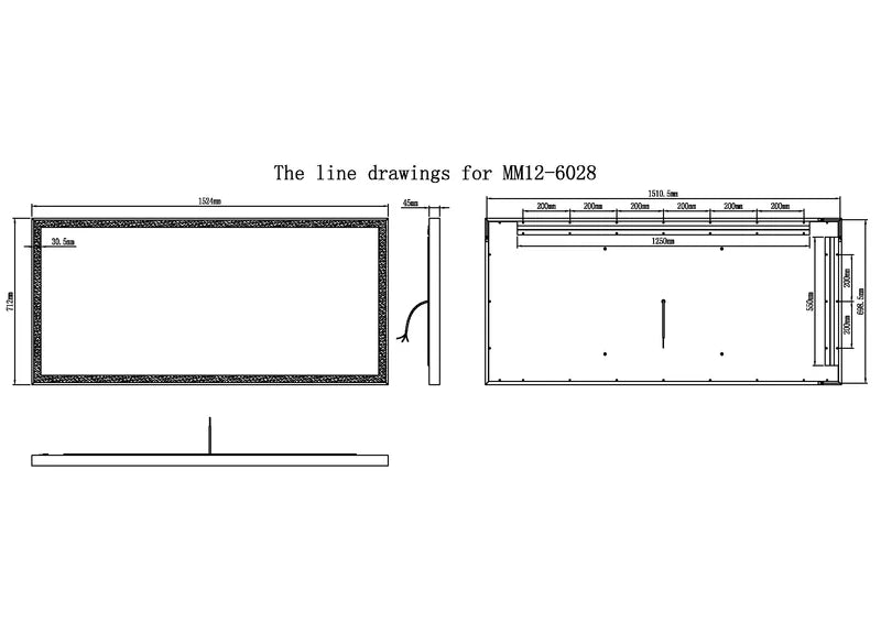 Vera Framed LED Mirror