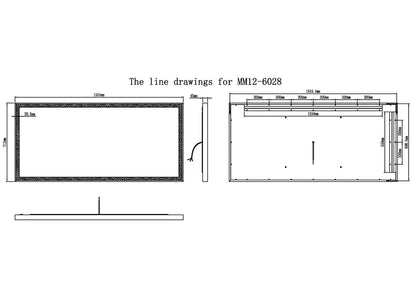 Vera Framed LED Mirror