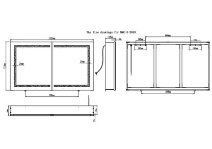 Europa Frameless LED Mirror