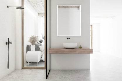 Cassini I Frameless LED Mirror