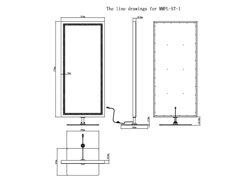 Nova Frameless LED Mirror