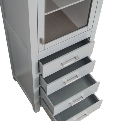 Modero 24" Freestanding Linen Cabinet