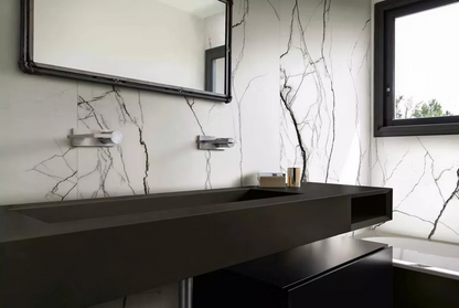 Florim PorcelainTop™ Marble Breach White Porcelain Slab