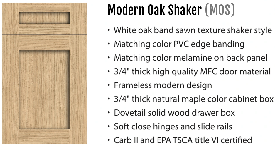Modern Oak Shaker