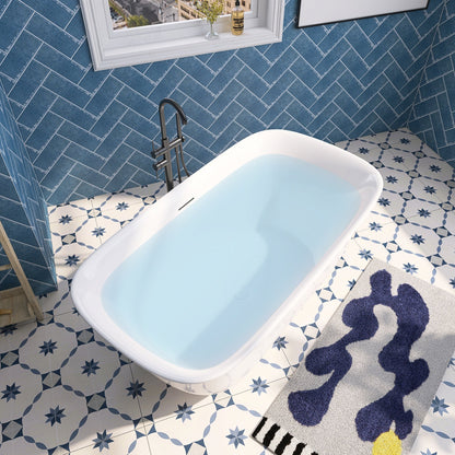 Freestanding Bathtub – Glossy White – Riva