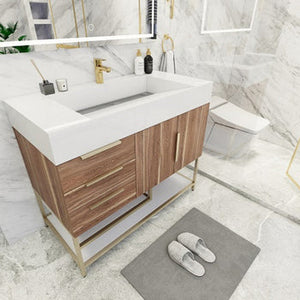Bethany 42" Freestanding Vanity With Reinforced Acrylic Sink