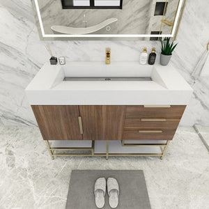 Bethany 48" Freestanding Vanity With Reinforced Acrylic Sink