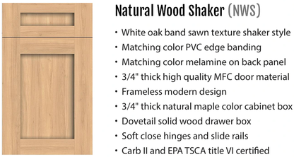 Natural Wood Shaker