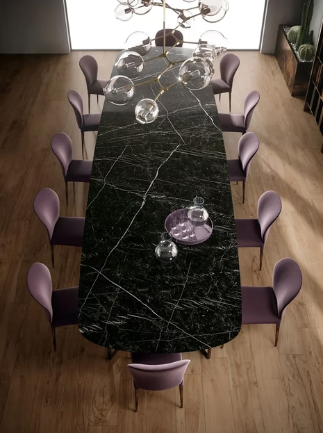 Atlas Plan PorcelainTop™ Nero Marquina Porcelain Slab