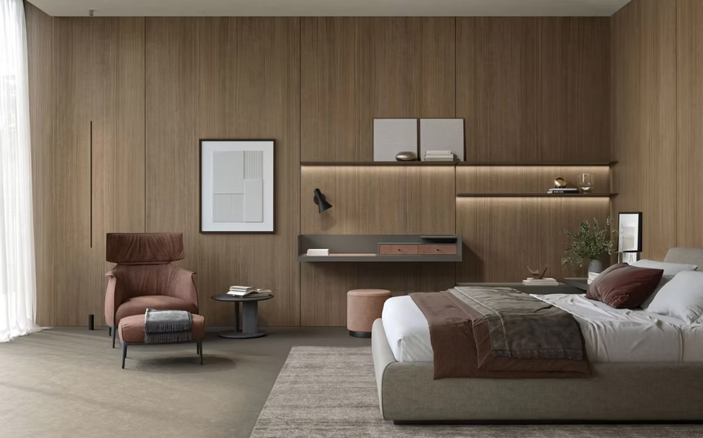 Atlas Plan PorcelainTop™ Noce Canaletto Porcelain Slab
