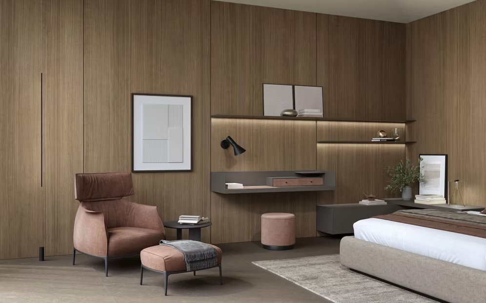 Atlas Plan PorcelainTop™ Noce Canaletto Porcelain Slab