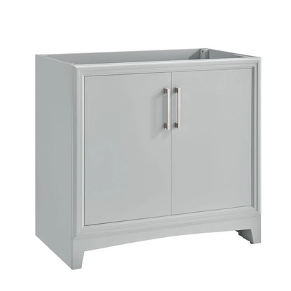 [CLEARANCE] Greentouch Home Norbeck Ellen DeGeneres Light Grey 36" Bathroom Vanity [BASE ONLY]