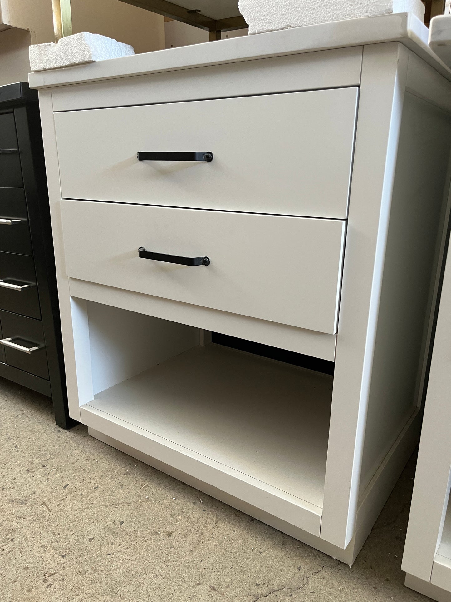 [CLEARANCE] OVE Decors Carran White 30” Bathroom Vanity [BASE ONLY]