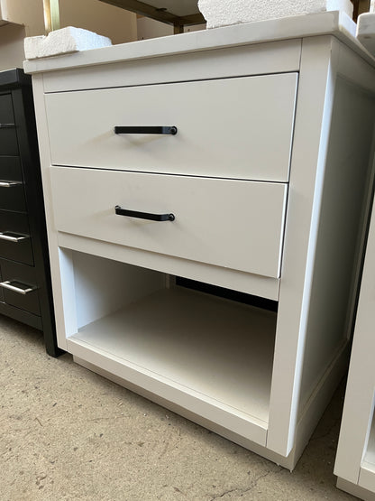 [CLEARANCE] OVE Decors Carran White 30” Bathroom Vanity [BASE ONLY]