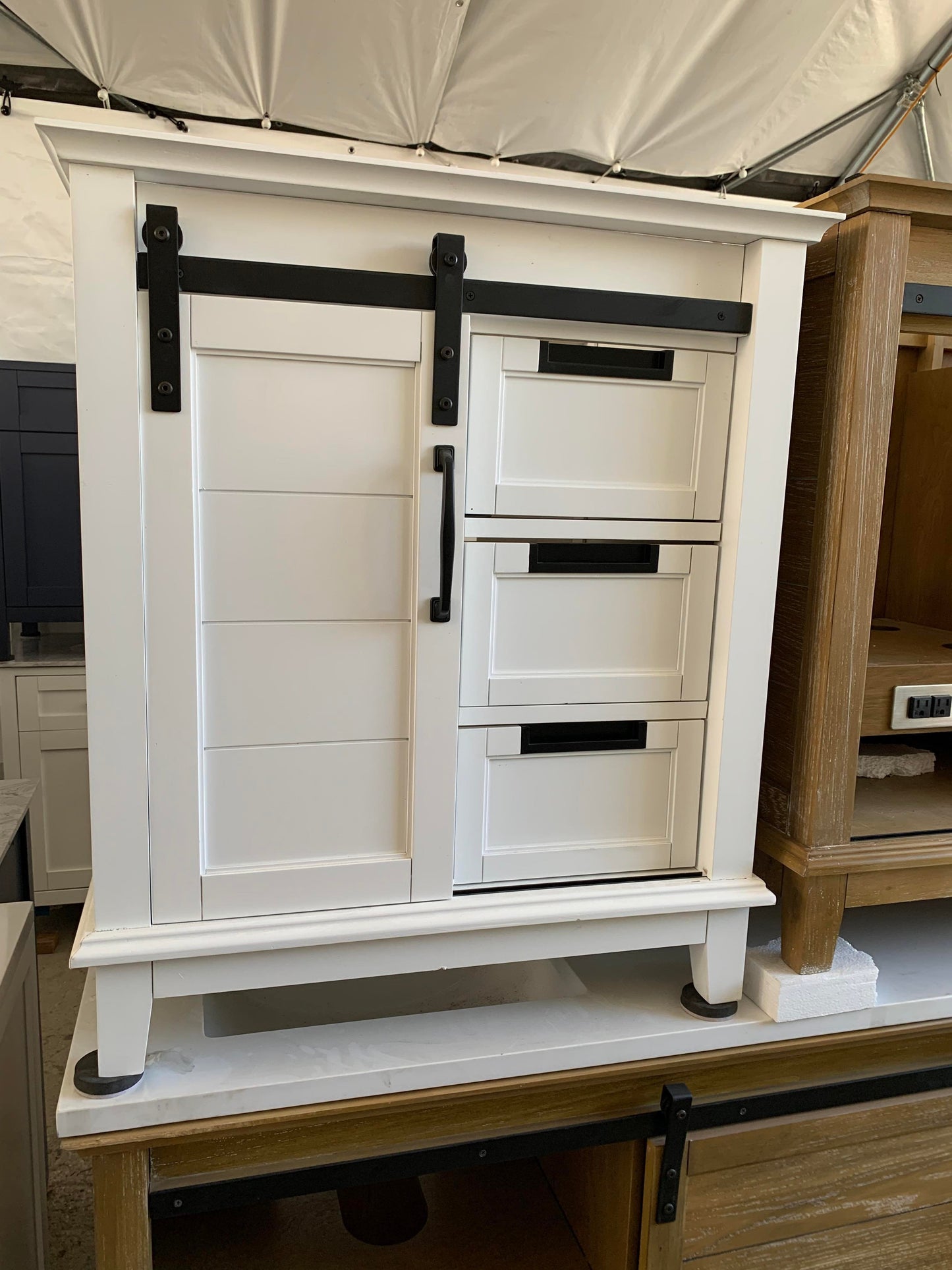 [CLEARANCE] OVE Decors Edenderry White 30” Bathroom Vanity [BASE ONLY]