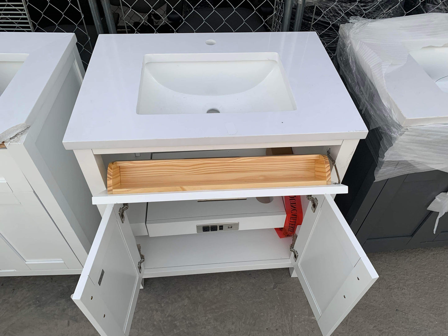 [CLEARANCE] OVE Decors Tahoe White 30” Bathroom Vanity [BASE ONLY]