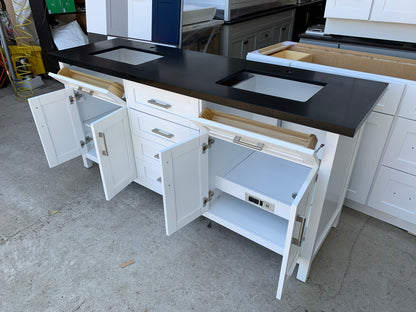 [CLEARANCE] OVE Decors Tahoe White 72” Bathroom Vanity [BASE ONLY]