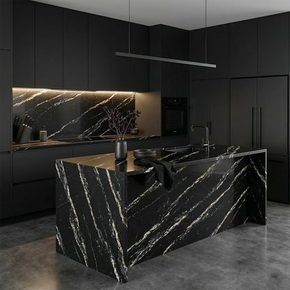Obsidian Quartz Slab