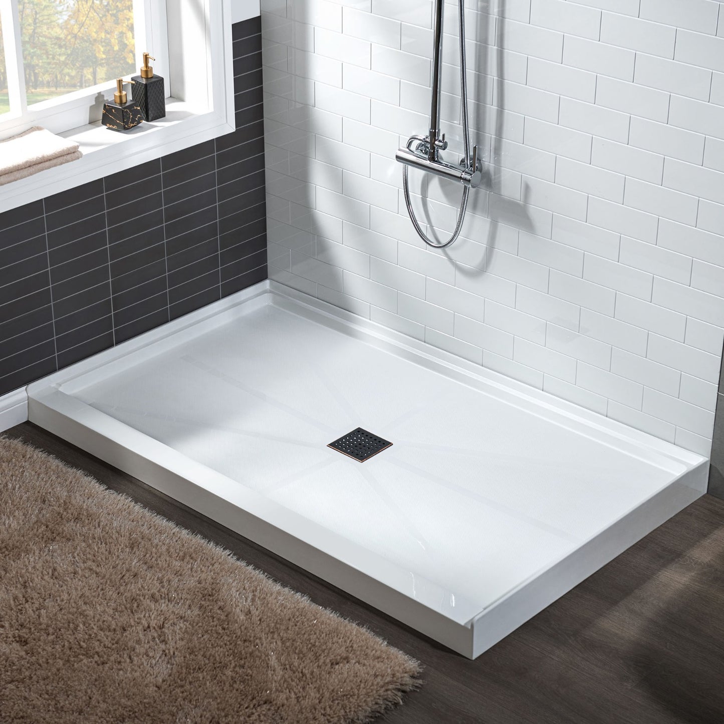 Heartland Solid Surface Shower Base Pan