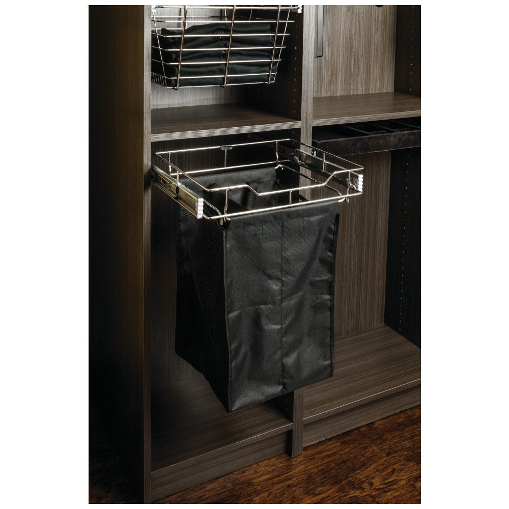 Xiomara Pullout Canvas Hamper with Removable Laundry Bag