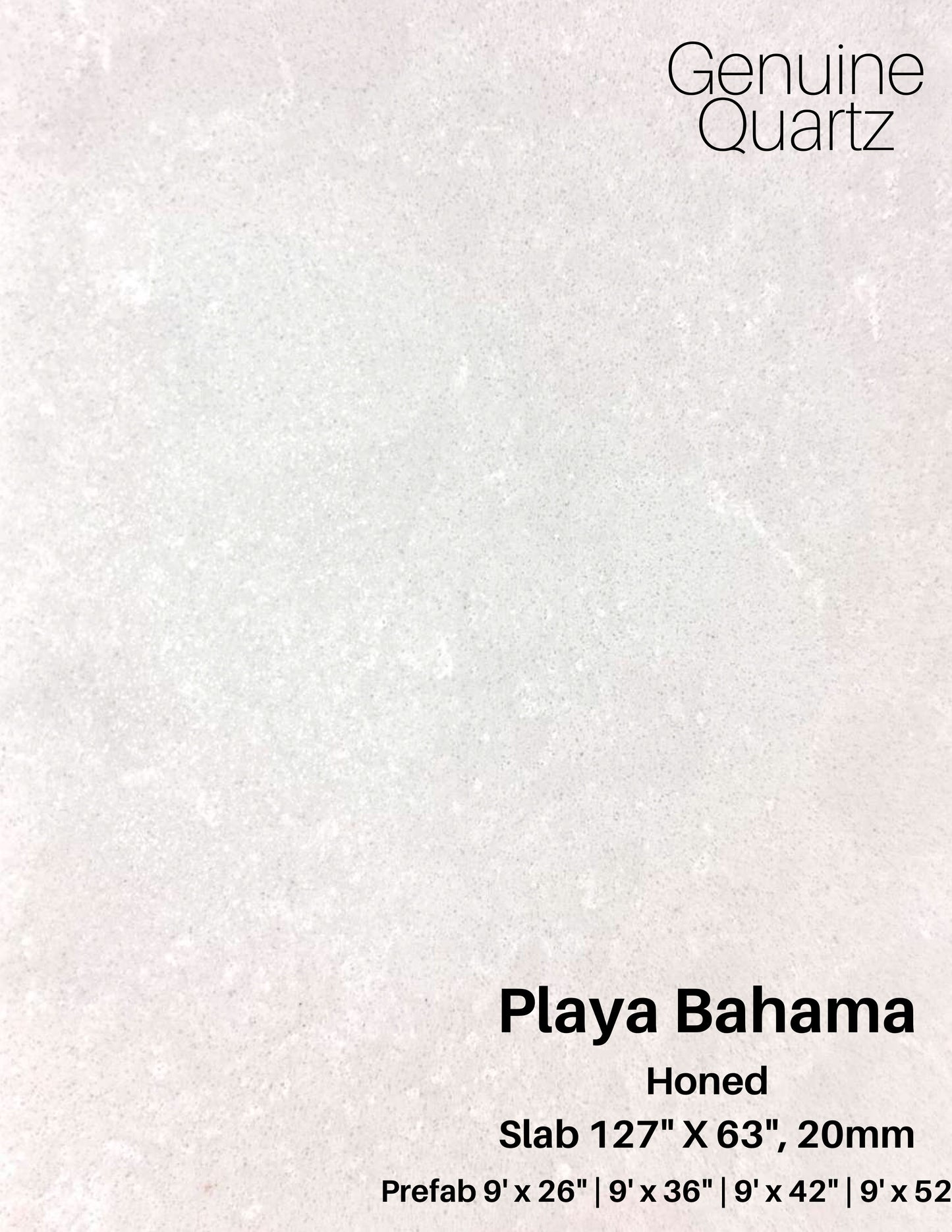 Playa Bahamas Quartz Slab