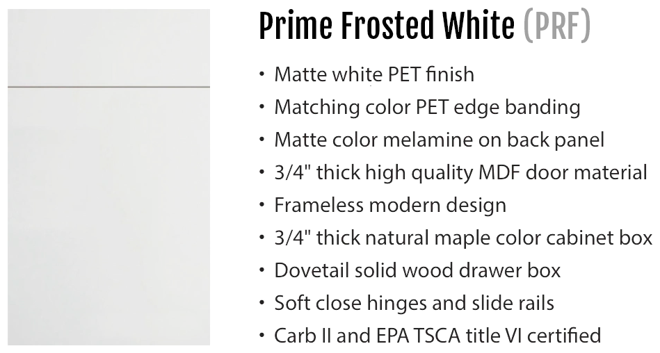 Prime Frosted White European