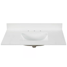 Load image into Gallery viewer, Snow White Quartz Vanity Top
