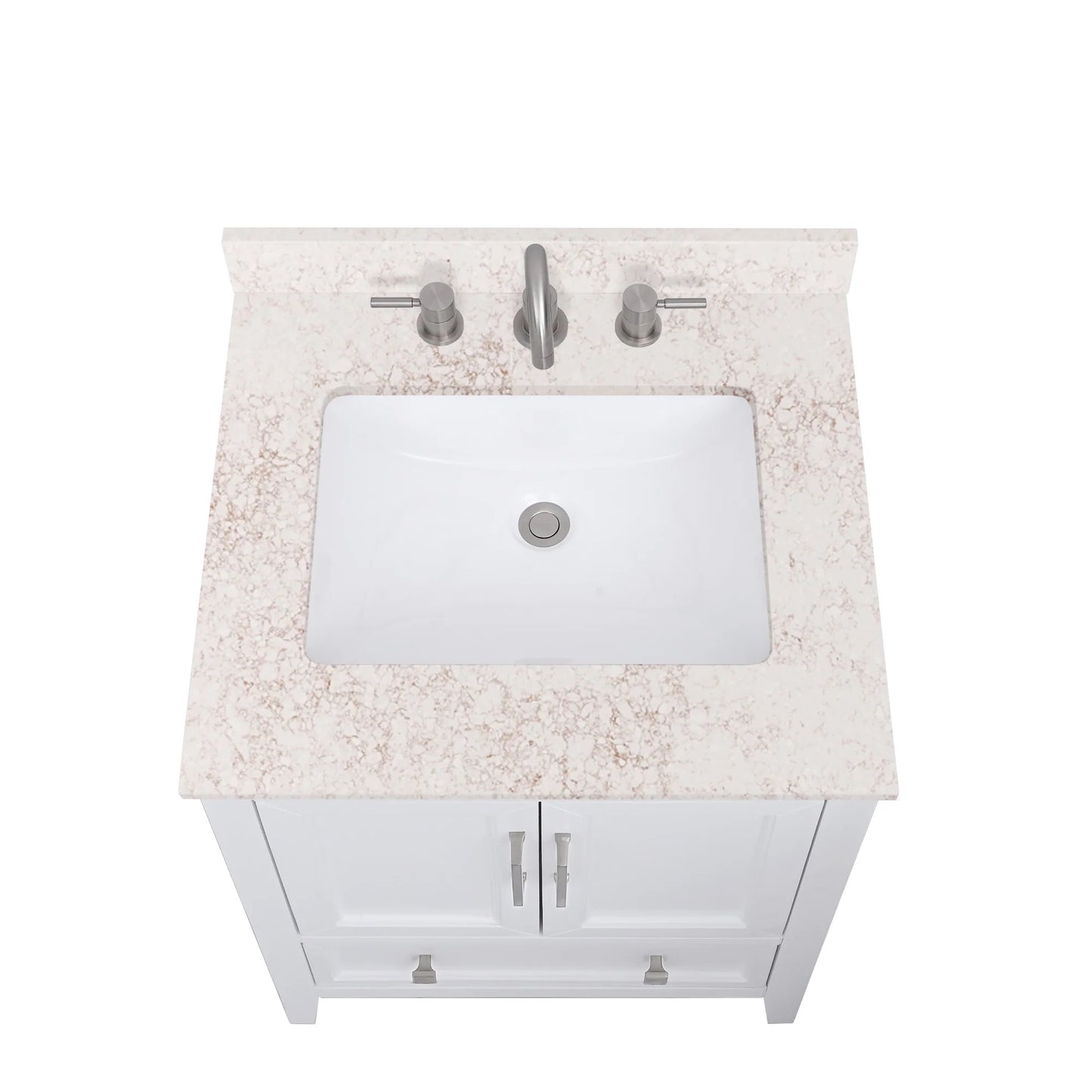 Alluring Beige Quartz Vanity Top