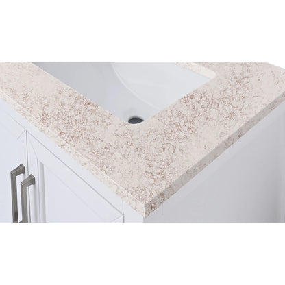 Alluring Beige Quartz Vanity Top