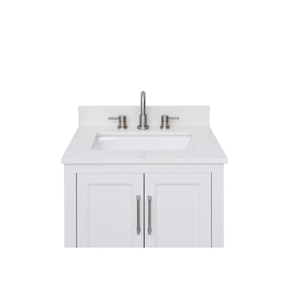 Everest White Quartz Vanity Top