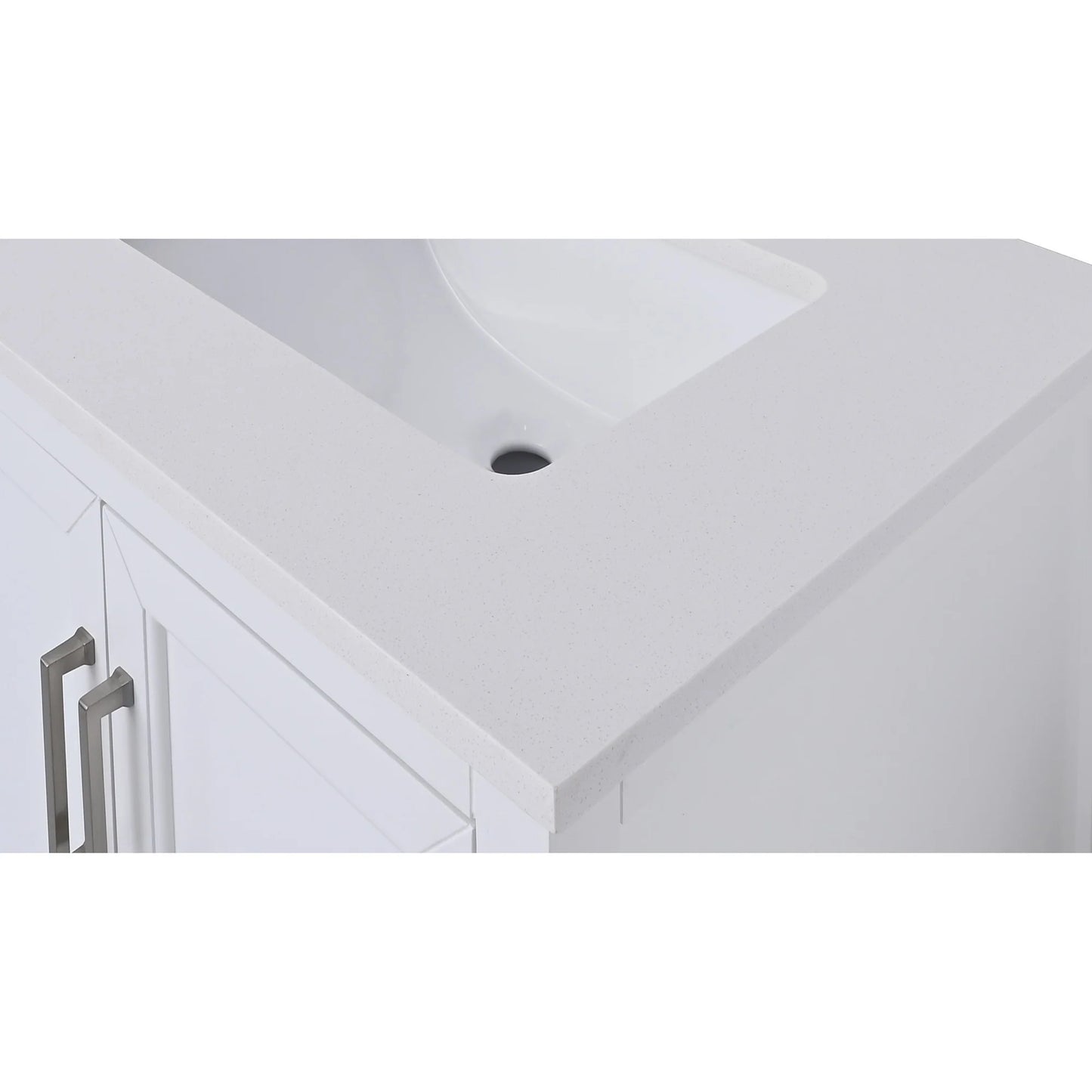 Everest White Quartz Vanity Top