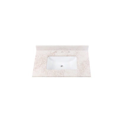 Alluring Beige Quartz Vanity Top