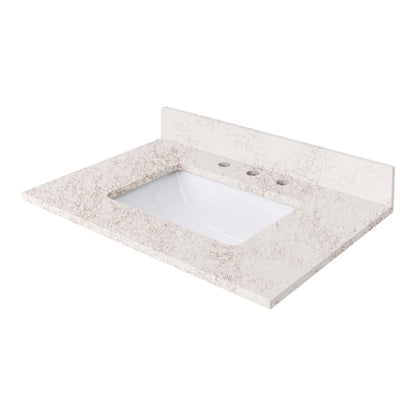 Alluring Beige Quartz Vanity Top