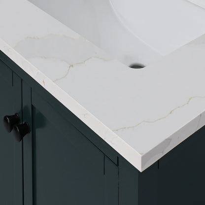 Calacatta White Quartz Vanity Top