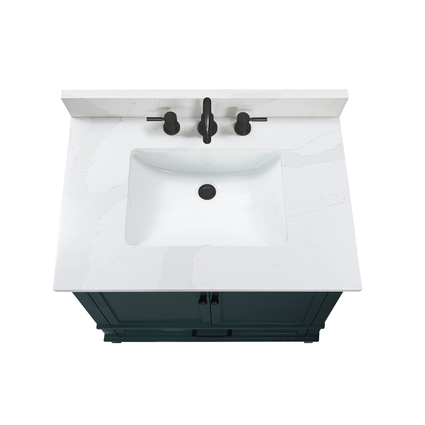 Calacatta White Quartz Vanity Top