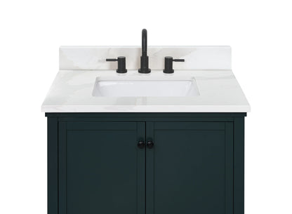 Calacatta White Quartz Vanity Top