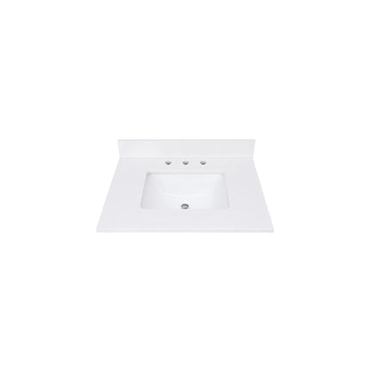 Everest White Quartz Vanity Top