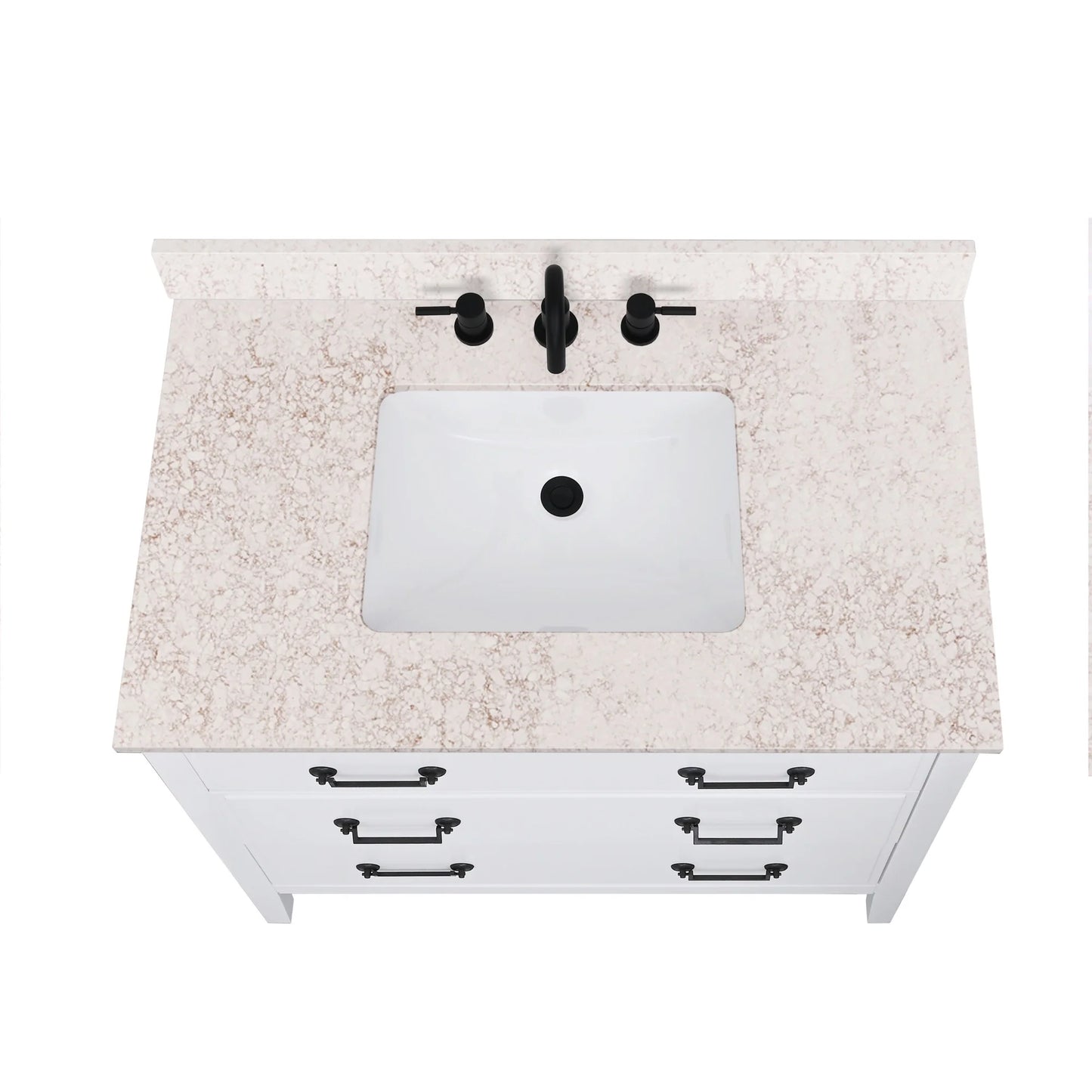 Alluring Beige Quartz Vanity Top