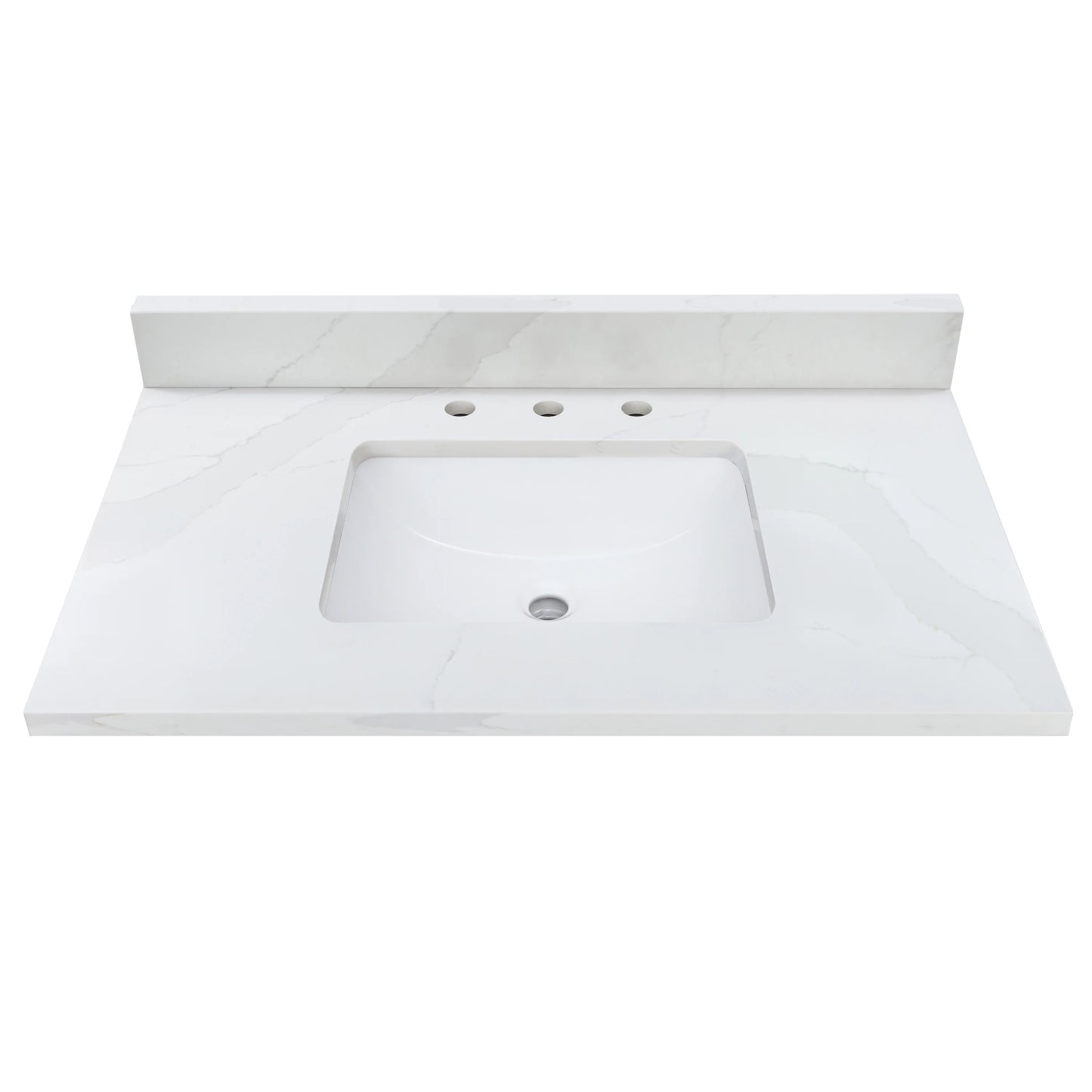 Calacatta White Quartz Vanity Top