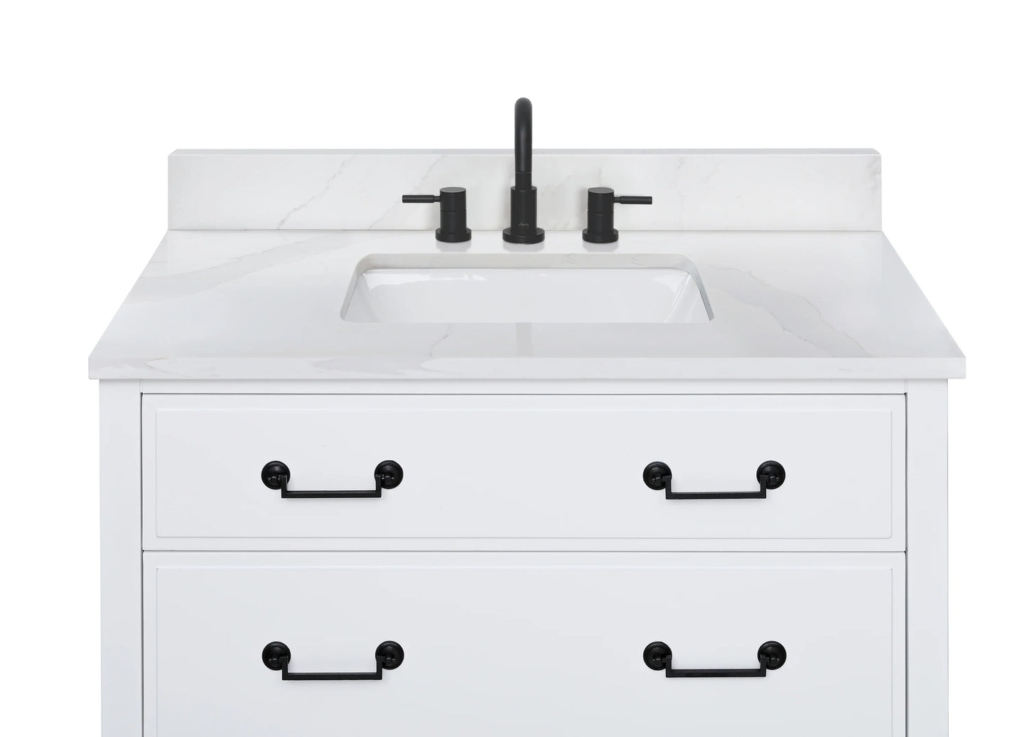 Calacatta White Quartz Vanity Top