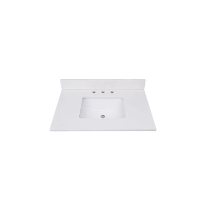 Everest White Quartz Vanity Top