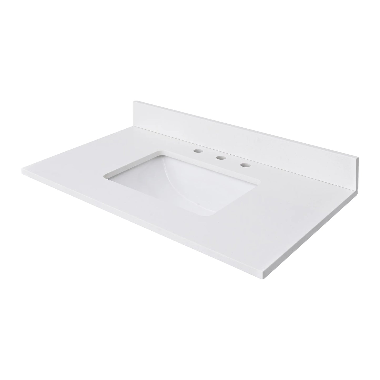 Everest White Quartz Vanity Top